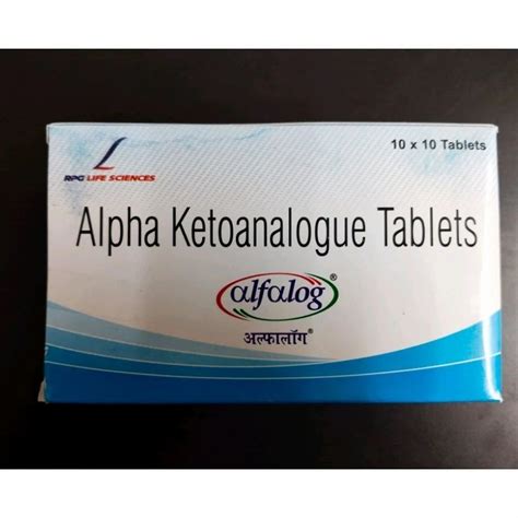 Alfalog Alpha Ketoanalogue Tablets At Rs 421 Stripe Alpha