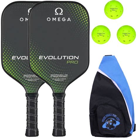 Engage Omega Evolution Pro Pickleball Paddle Bundle Epr Neo