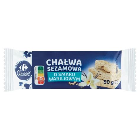 Carrefour Classic Cha Wa Sezamowa O Smaku Waniliowym G Zakupy