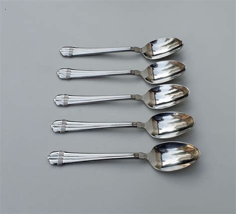 Hampton Silversmiths Odyssey Pattern 18 10 Stainless Set Of 5 Soup