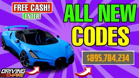 FREE CASH ALL WORKING DRIVING EMPIRE CODES IN OCTOBER 2022 CODES