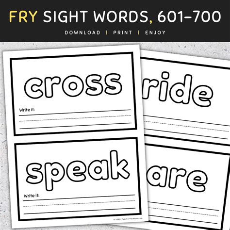 Sight Words Playdough Mat Fry S Th Sight Words Practice