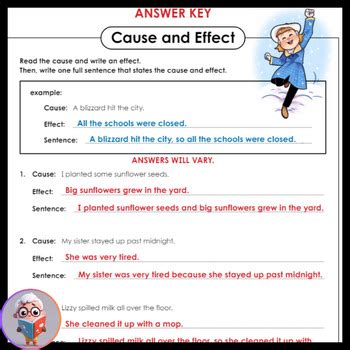 Cause And Effect Explorer Engaging Worksheets For Critical Thinkers