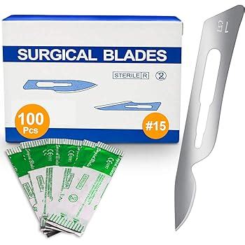 Amazon Medline MDS15215 15 Disposable Safety Surgical Scalpels