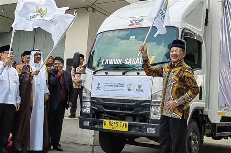 Baznas Distribusikan Bantuan Dari Raja Salman Sebesar Rp Miliar