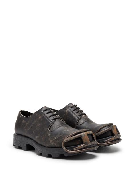 Diesel D Hammer Leather Shoes Brown Farfetch