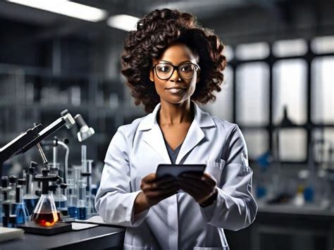 Premium Photo | Image of a proud Black scientist