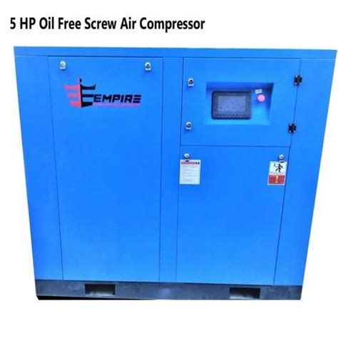 Empire Ac Single Phase Hp Oil Free Air Compressor Discharge Pressure