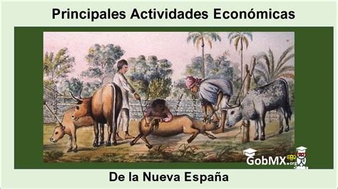 Principales Actividades EconÓmicas En La Nueva EspaÑa Minería Agricultura Ganadería Y