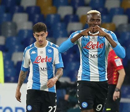 Di Lorenzo E Osimhen Il Napoli Non Si Ferma In Casa Della