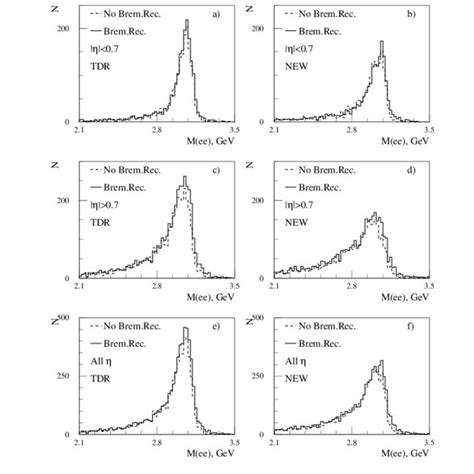 The Electron Positron Pair Invariant Mass Distributions With The TDR