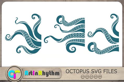 Octopus Tentacles Svg Kraken Svg Files Graphic By Artinrhythm