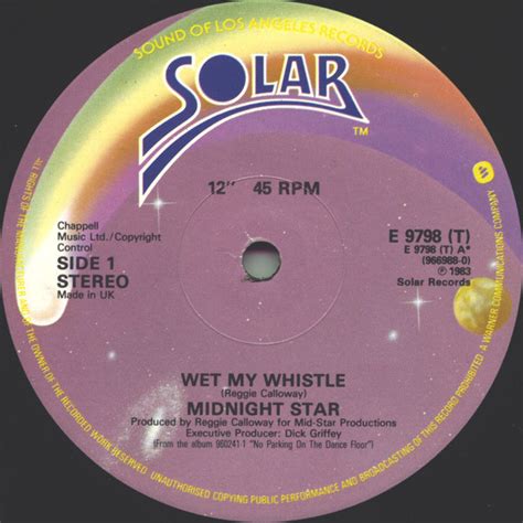 Midnight Star - Wet My Whistle (1983, Vinyl) | Discogs