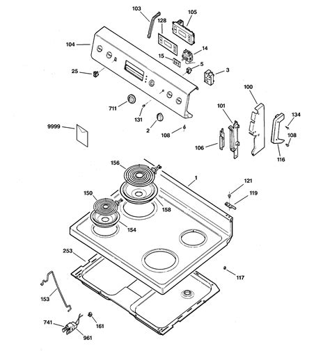 Kenmore Electric Range Parts Diagram