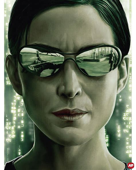 The Matrix Trinity Poster By Dave Merrell