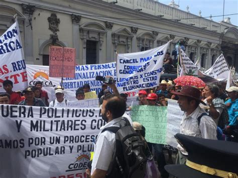 Marcha De Organizaciones Campesinas Llega Al Centro Hist Rico