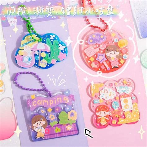 Wenqi Toy For Kid Stationery Material Tool Stickers Goo Plate Card Diy