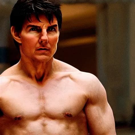 Still Of Tom Cruise As Ryu In Street Fighter Full Stable Diffusion