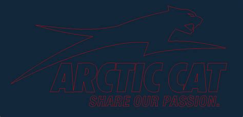 Arctic Cat 1 Logo Design Dxf Vectors File Vectors File