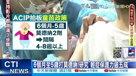 【每日必看】6個月至5歲打莫德納研究輕症保護力逾五成 Ctinews Ctihealthyme 20220628 Youtube