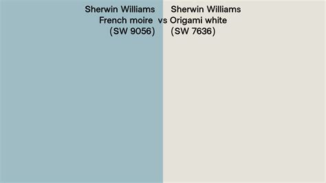 Sherwin Williams Pacer White Vs French Moire Side By Side Comparison