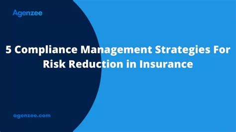 Ppt 5 Compliance Management Strategies For Risk Reduction In