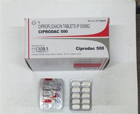 Ciprodac Tablet Ciprofloxacin At Rs Stripe Ciprofloxacin