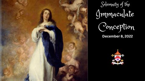 Solemnity Of The Immaculate Conception December 8 2022 Basilica Of Our Lady Immaculate