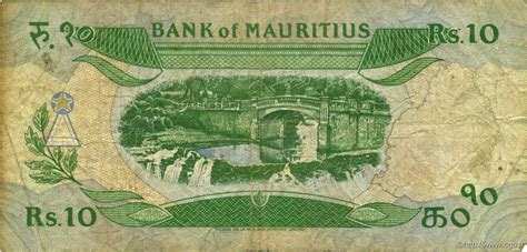 10 Rupees ÎLE MAURICE 1985 P 35b b52 1049 Billets