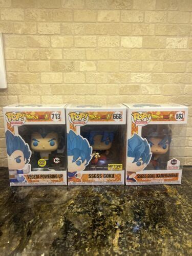 Ssgss Goku Ssgss Goku Kamehameha Vegeta Powering Up Dragon Ball Super Funko Pops 4606768040