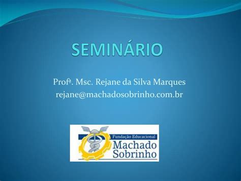 PPT SEMINÁRIO PowerPoint Presentation free download ID 4064243