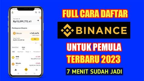 Cara Daftar Binance Di Hp Terbaru Youtube