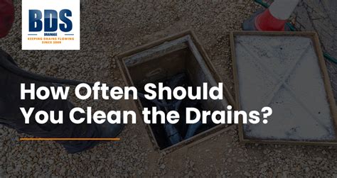 How Often Should You Clean The Drains