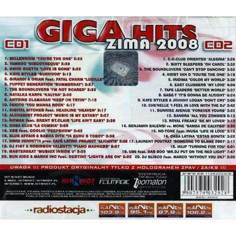 Giga Hits Zima 2008 2CD EMAG Ro