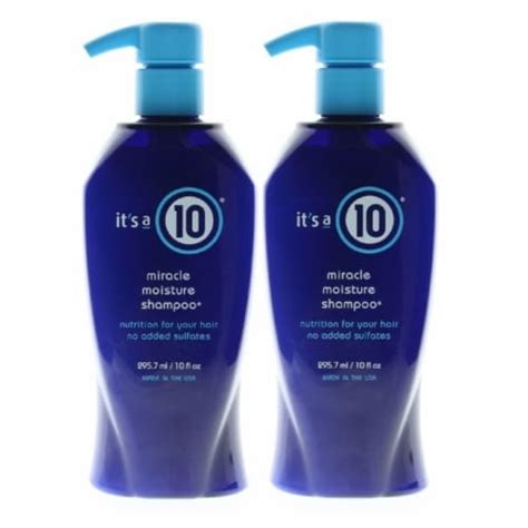 It S A 10 Miracle Moisture Shampoo 10oz 295 7ml 2 Pack 1 Unit Harris Teeter