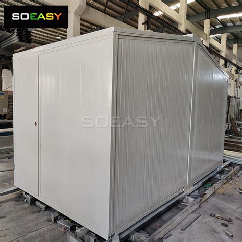 Steel Structure Sandwich Panel Camp Prefabricated Container Site Office