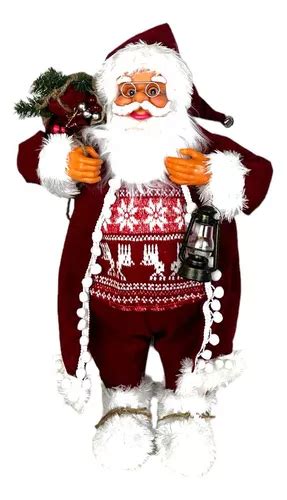 Boneco Papai Noel Casaco Tric Decora O Enfeite Cm Mercadolivre