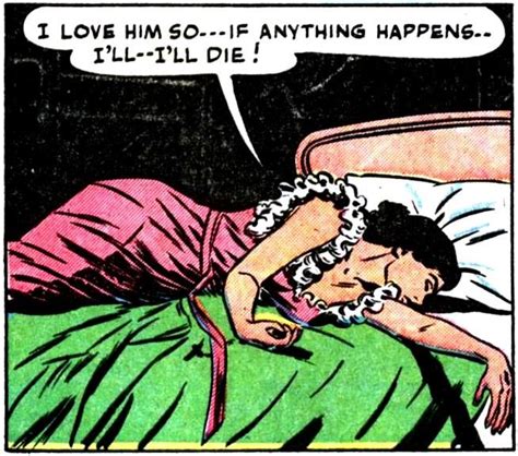 A Comic Strip With An Image Of A Woman Laying In Bed And The Caption I