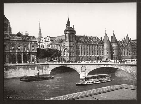 Historic Bandw Photos Of Paris France Late 19th Century Monovisions