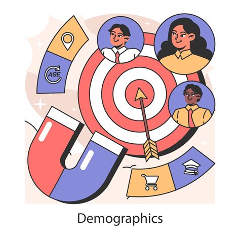 Demographics targeting concept.Flat vector illustration. 41169595