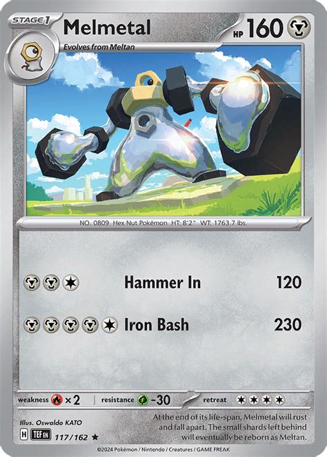 Melmetal Temporal Forces TEF 117 PkmnCards