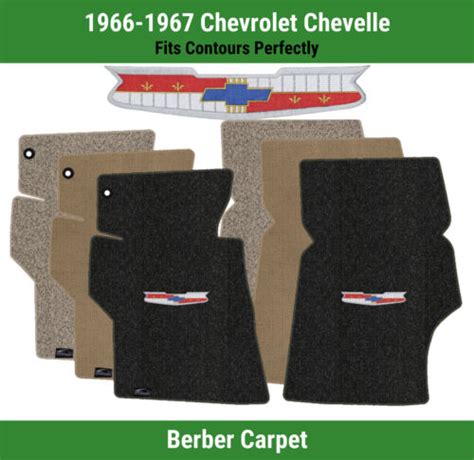 Lloyd Berber Front Carpet Mats For 66 67 Chevy Chevelle W Chevy