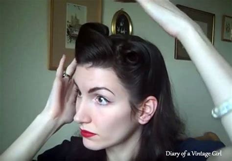 Victory Rolls Vintage Hairstyles Tutorials Vintage Hairstyles Tutorial Vintage Hairstyles