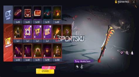 Cara Dapatkan Skin Parang Wrathful Storm Free Fire Ff Esportsku