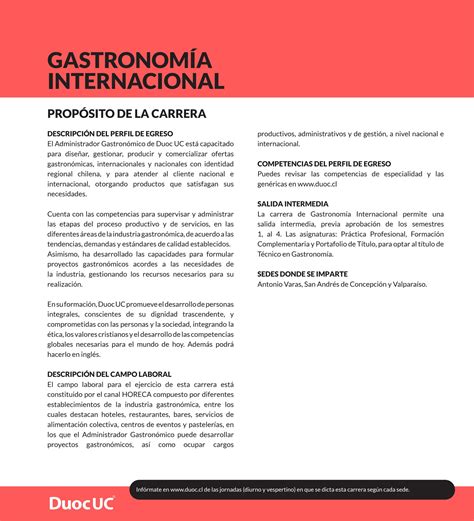 Gastronom A Internacional Malla By Duoc Uc Issuu