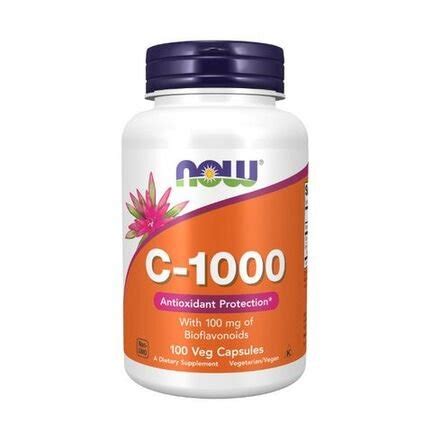 Now Foods C-1000 with Bioflavonoids Veg Cap Vitamin C