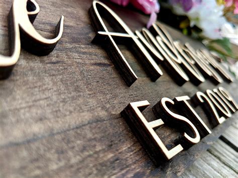 sign established sign personalized wedding gift etsy