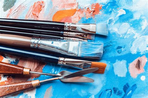 Artistic brushes featuring brushes, paints, and artist | Arts & Entertainment Stock Photos ...