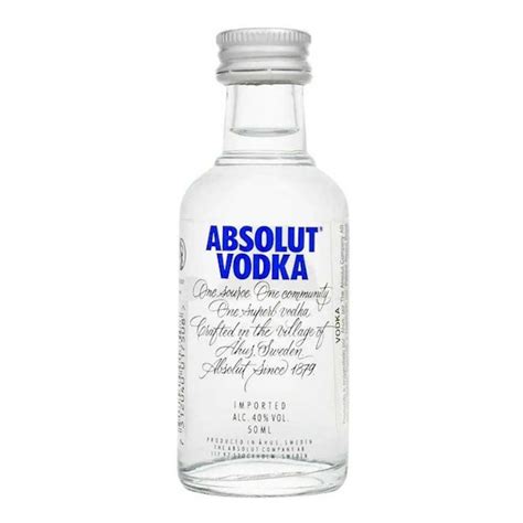 Miniatura Vodka Absolut Ml Shopee Brasil