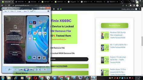 Infinix Hot 30i X669C MDM Remove File YouTube